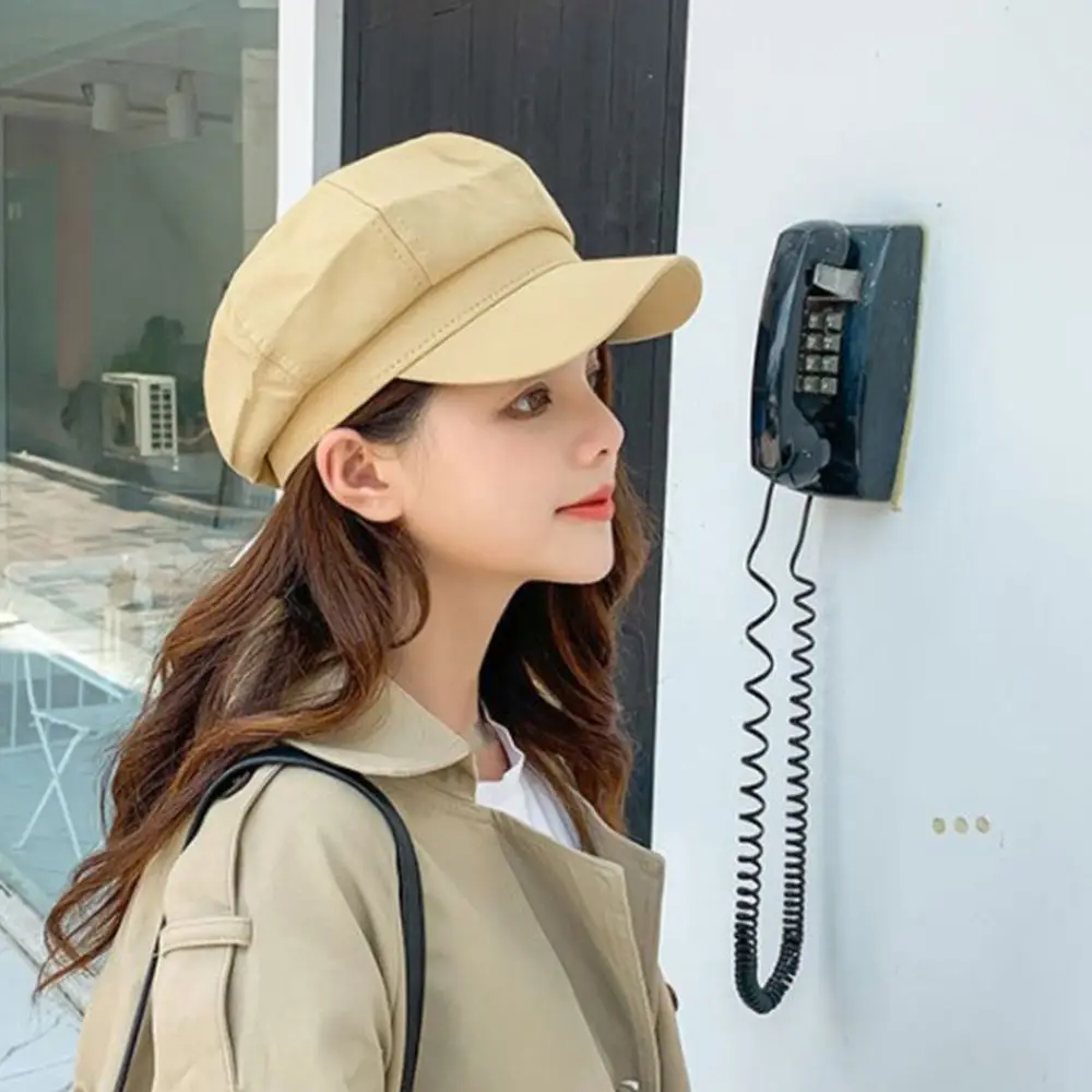 Newsboy Caps New Arrive Women Gatsby Cap Octagonal Baker Peaked Beret Driving Hat Female Sunscreen Hats Painter Tour cap