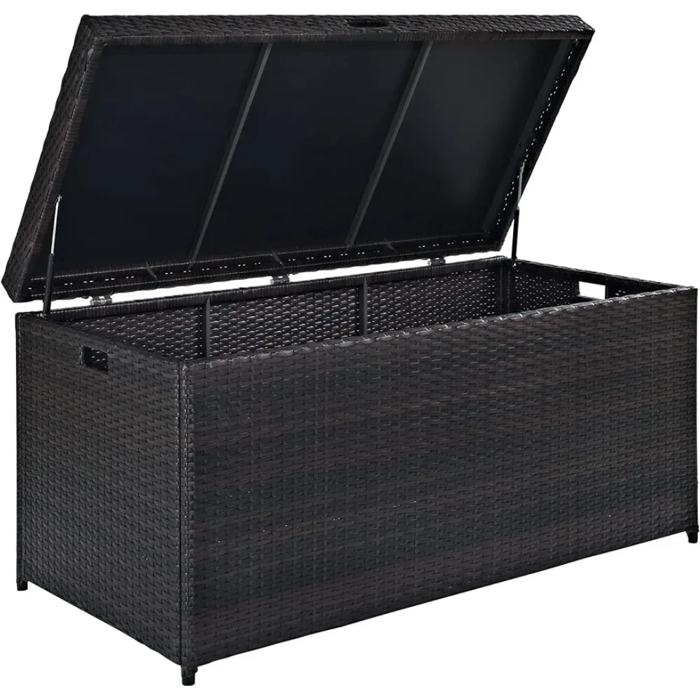 Brown Organizers Storage Box CO7300-BR Palm Harbor Outdoor Wicker Storage Bin Mysterious Technology Box Shoerack Safe Deposit