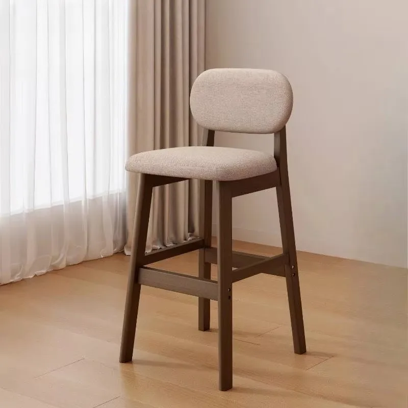 Designer Simple Bar Chair Comfortable In Malaysia Modern Restaurant Counter Stool Kitchen Japandi Tabouret De Bar Club Furniture
