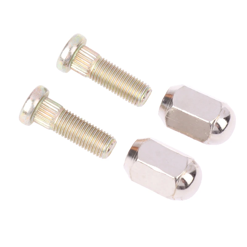 2 Set M10x1.25 Hex Nuts 10.9 STEEL Spline Screw kit For ATV Go kart UTV Buggy Quad Dirt Bike Vehicle Moto wheel hub Accessories