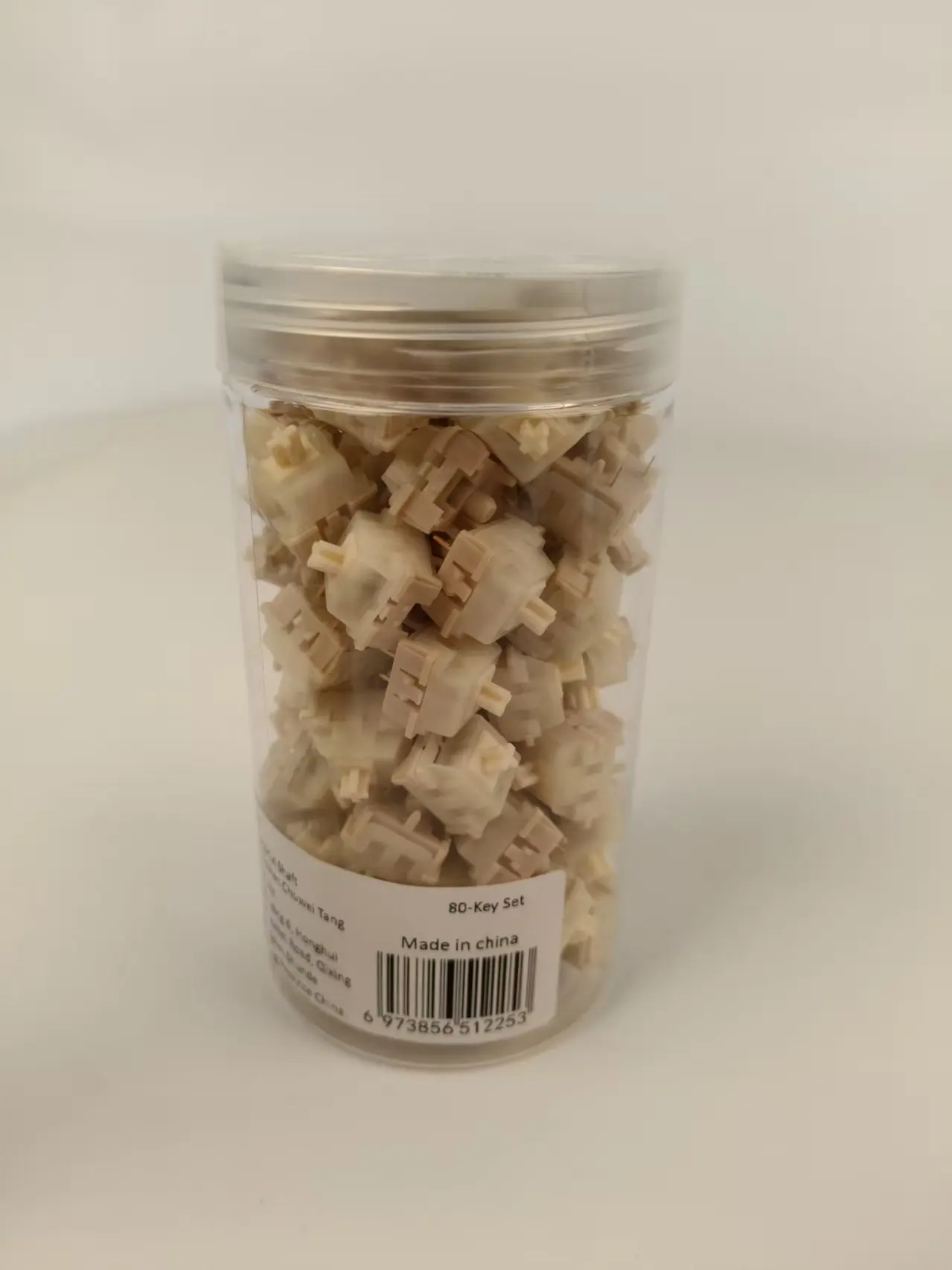 Hot Swap lineaire schakelaar, 37g bedieningskracht, vooraf gesmeerd, soepel, HIFI Mahjong-geluid, premium mechanische toetsenbordas