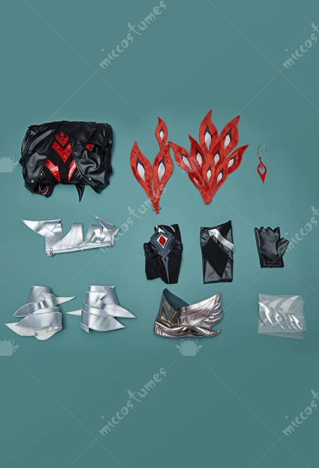 Miccostumes Women's Ying Cosplay Costume Jumpsuit with Collar Socks Halloween Cosplay Costumes