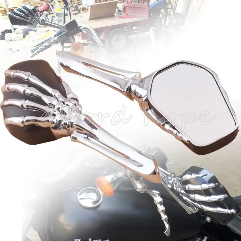

Motorcycle Rearview Mirror Motorcycle Modified Personalized Ghost Hand Reflector Universal Ghost Claw Motorcycle Revers Mirror