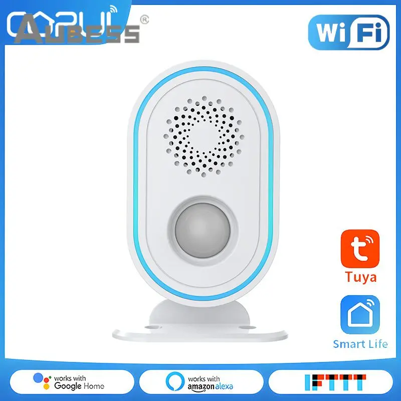 

1~10PCS Battery Powered Pir Mp Alert Infrared Sensor 2.4ghz Tuya Wifi Sensor 433mhz 85dba Anti-theft Motion Detector