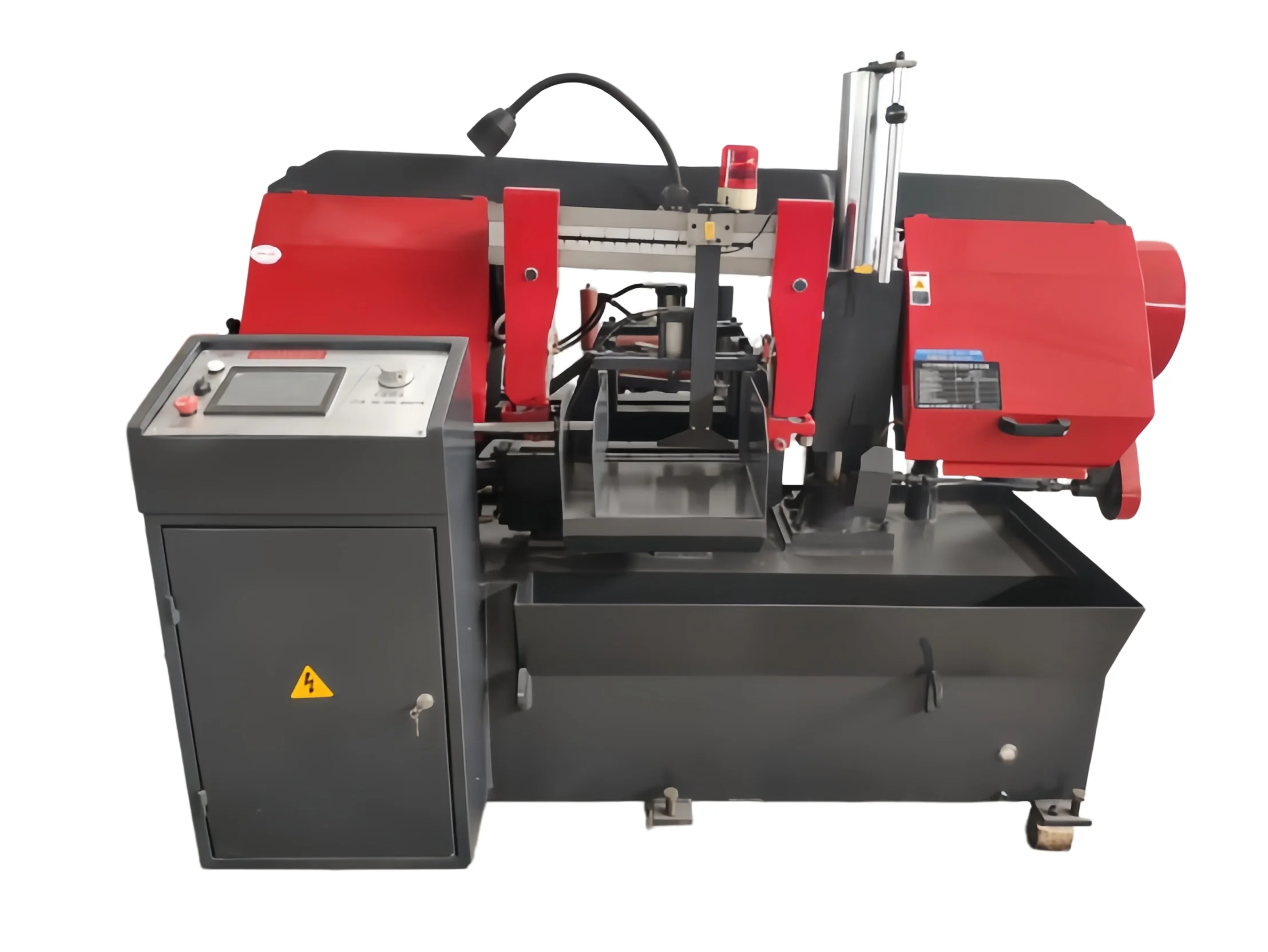 Automatic numerical control double column metal band sawing machine