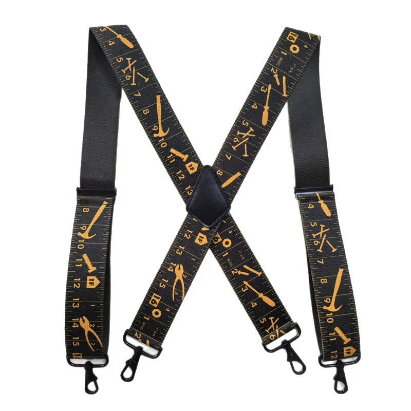 

New Suspenders Man's Braces Hunting Straps Vintage Outdoor Heavy Straps Bretelles Hook Suspensorio Ligas Tirantes 5*120cm