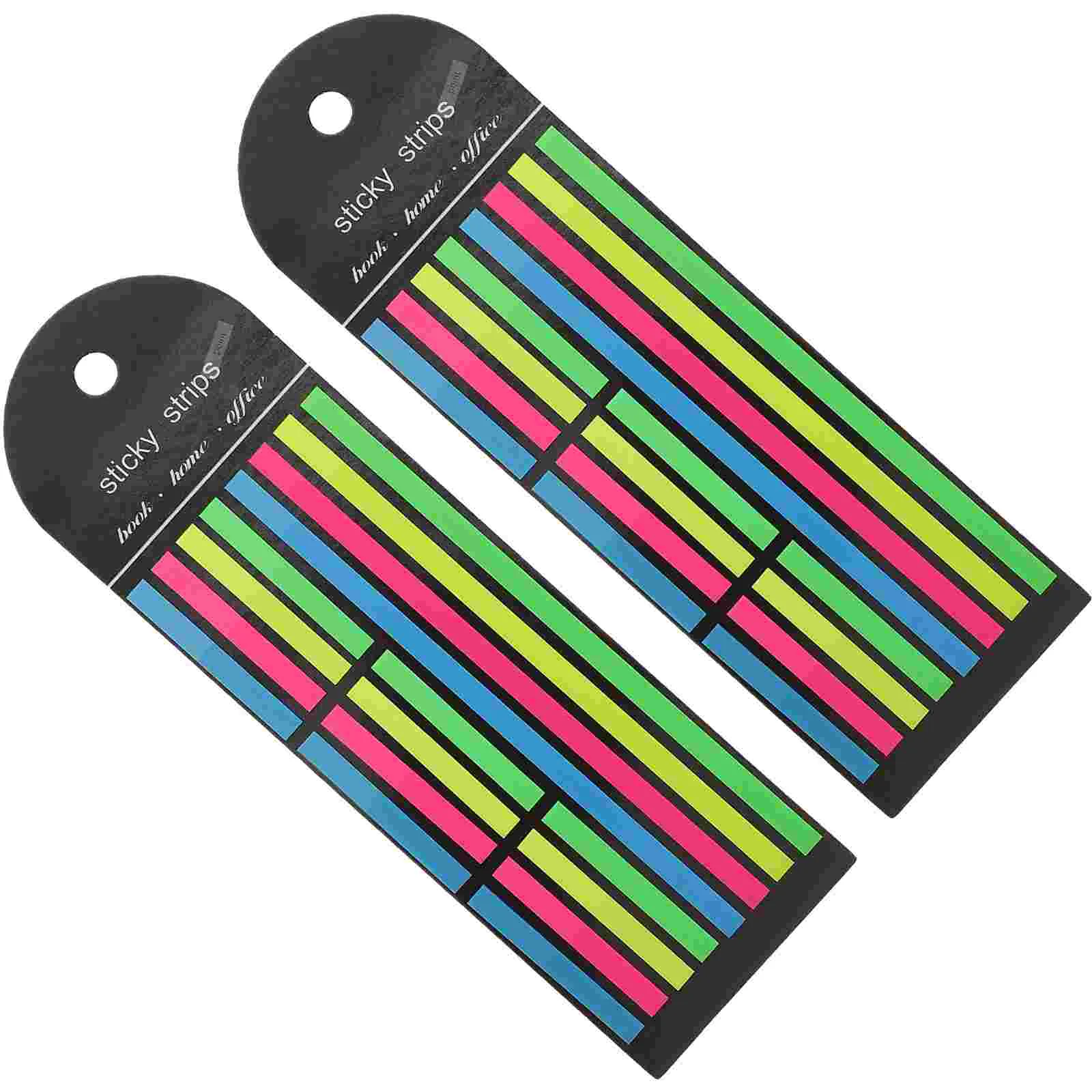 

Colored Tabs Fluorescent Index Stickers Reading Highlight Strips Student Labels