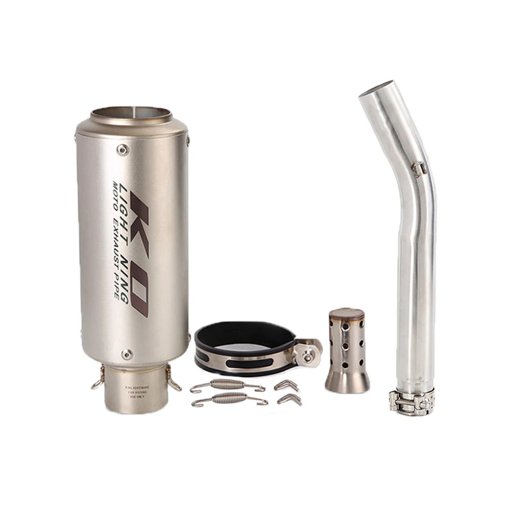 

Для Suzuki GSXR 1000 K5 K6 2005-2006 51 мм мотоциклетный глушитель средней трубы из нержавеющей стали среднего звена с DB Killer