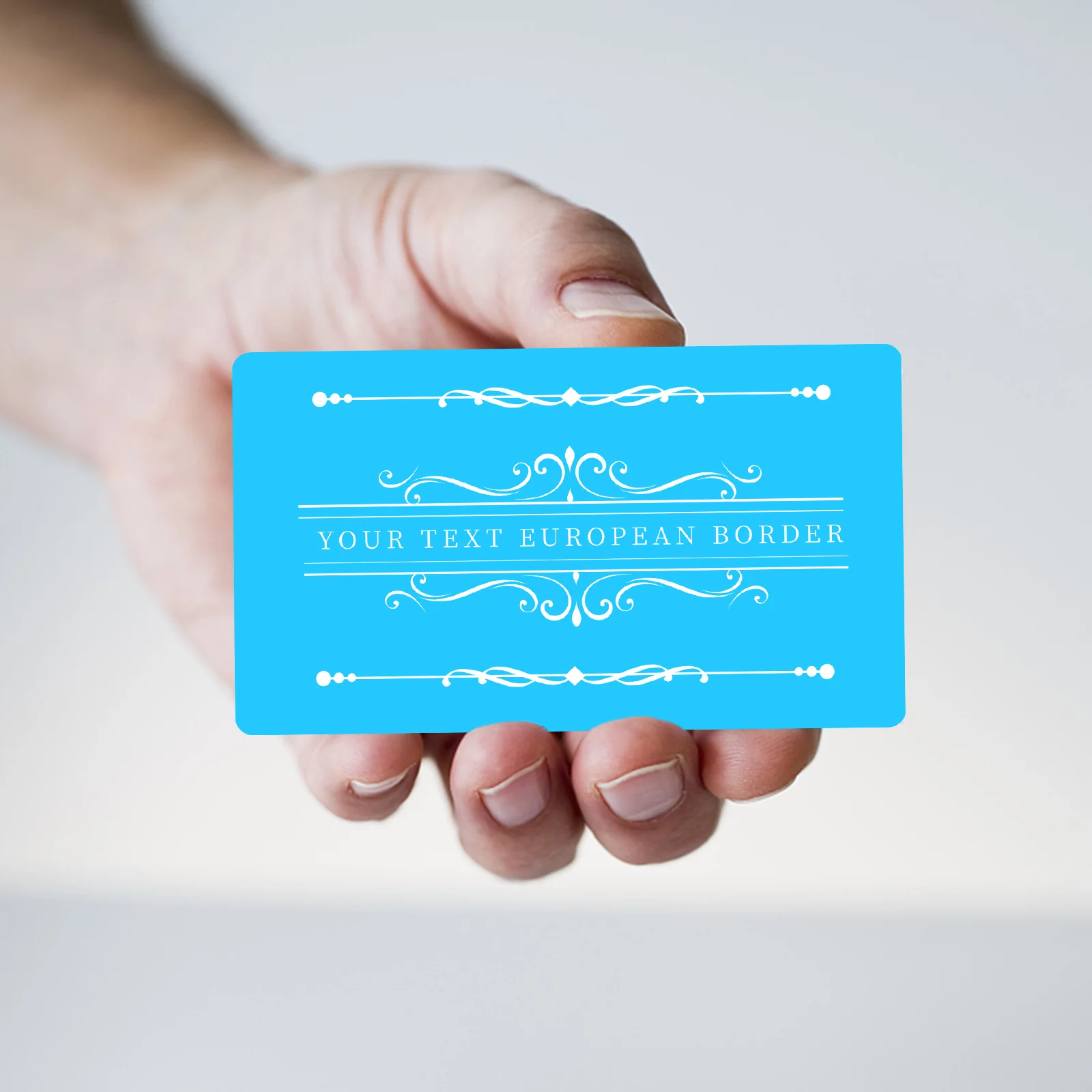 100 pcs Kartu Nama Aluminium Kosong untuk Ukiran, Cetak DIY, Kartu Nama Logam untuk Kustomisasi, Sudut Halus