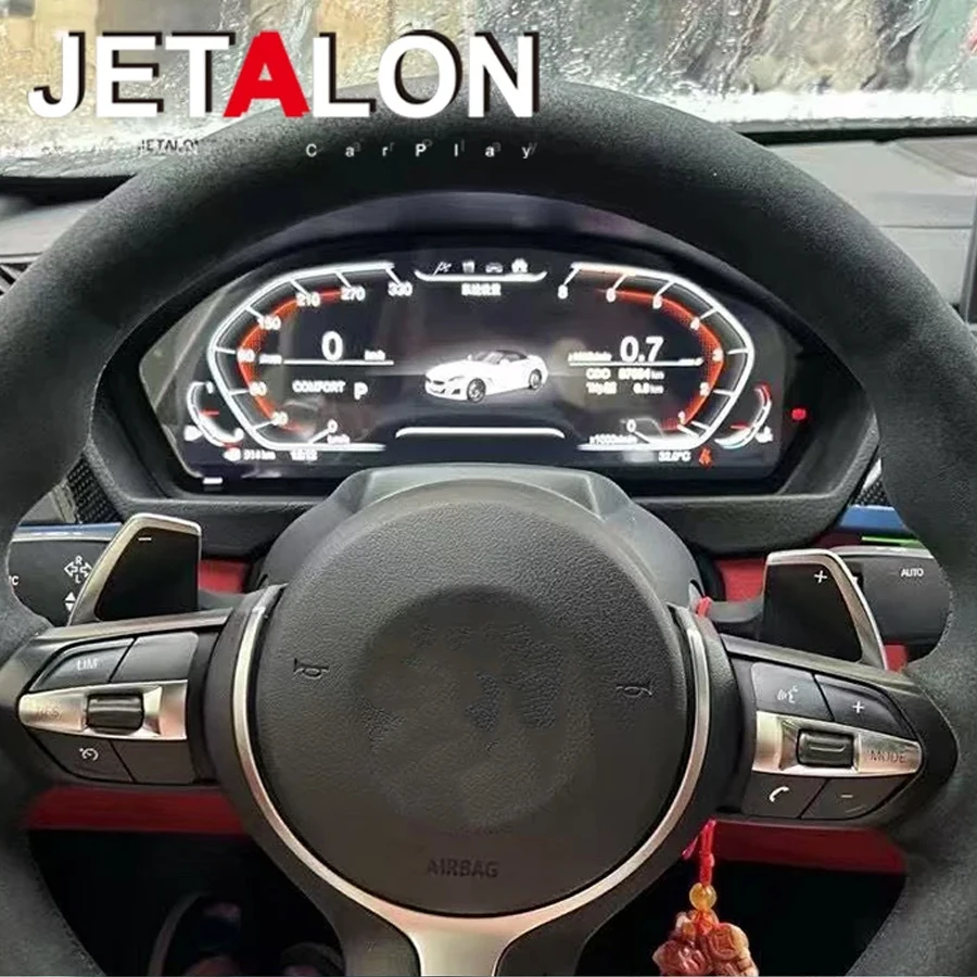 

12.3" With HUD Car LCD Instrument Digital Panel For BMW F10 F11 F18 F06 F12 F13 F01 F02 F03 GT F07 F25 F26 F15 F16 Speedometer