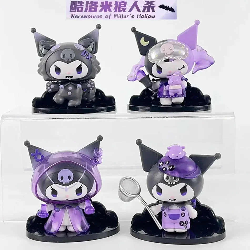Sanrio Kuromi Blind Box Lucky Divination Series Śliczna Figurka Akcji Niespodzianka Kolekcjonerski Model Zabawka dla Fanów