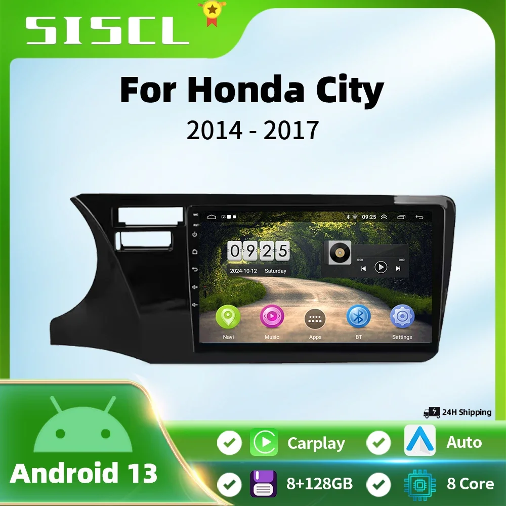 

Android 13 For Fit Honda City 2014 2015 2016 2017 Left Hand Driving Multimedia Stereo Car Radio DVD Video Player Navi HU