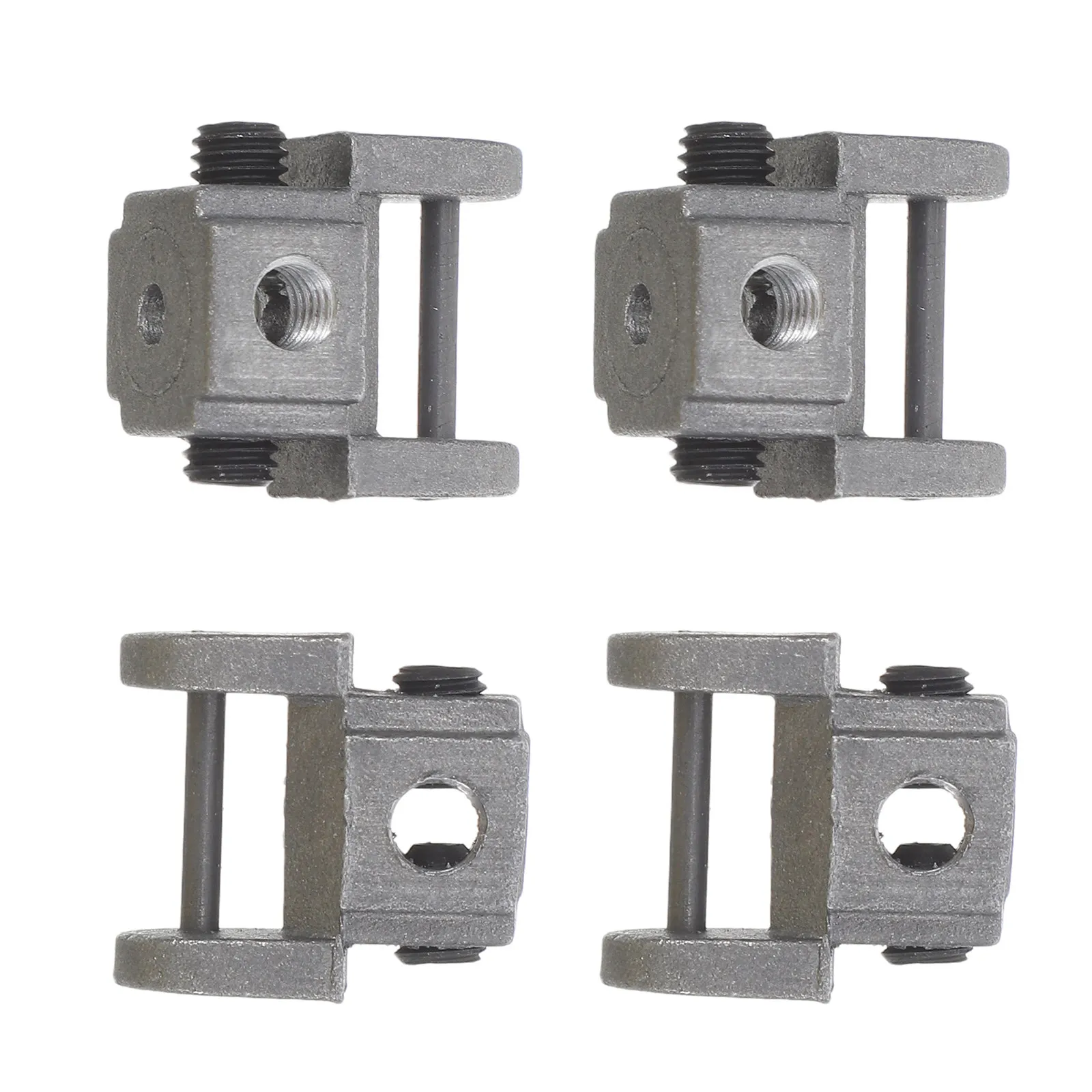 4Pcs Metal Scroll Saw Accessories Blade Holder Clamps Pin-End to Plain-End Adapter Enhanced Comfort Ergonomic Handle Fine Detail