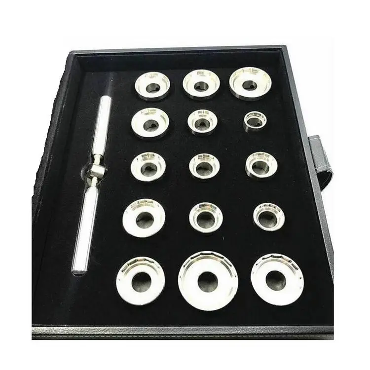 15pcs Watch Case Opener Stainless Steel Watch Case Opening Dies for BRL Caseback Removal