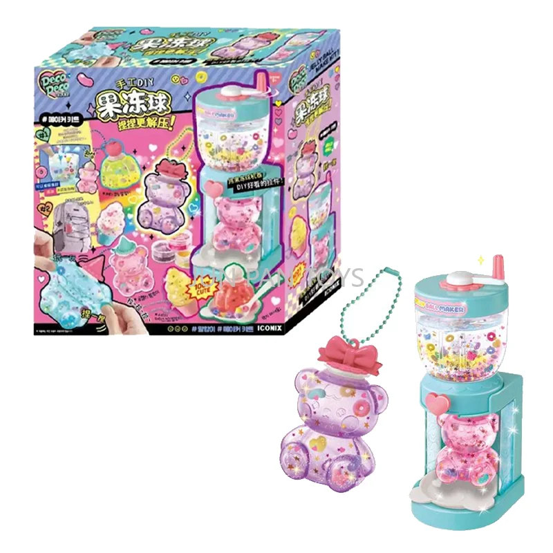 Kit Original Deco Deco Squishy Maker para Hacer Bolas de Gel Brillantes, Juguete Antiestrés para Niños, Set Creativo de Manualidades, Regalo de Cumpleaños