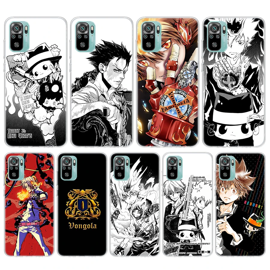 Katekyo Hitman Reborn Silicon Phone Case For Xiaomi Redmi Note 14 13 12 12S 11 Pro Plus 11S 10 10S 11T 11E 4G 5G Soft Cover