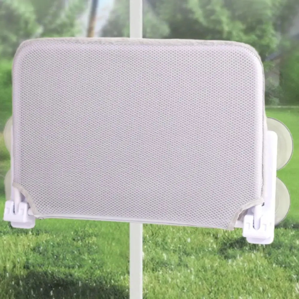 Wall Mounted Suction Cup Cat Hammock Breathable Wear Resistant Sunbathing Hanging Cat Bed Rectangular Foldable