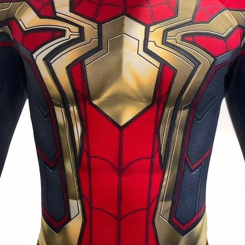 Volwassenen Kinderen Geen Weg Naar Huis Spidercosplay Superheld Cosplay Kostuum Volledige Bodysuit Zentai Tweede Huid Pak Mannen Feest Jumpsuit