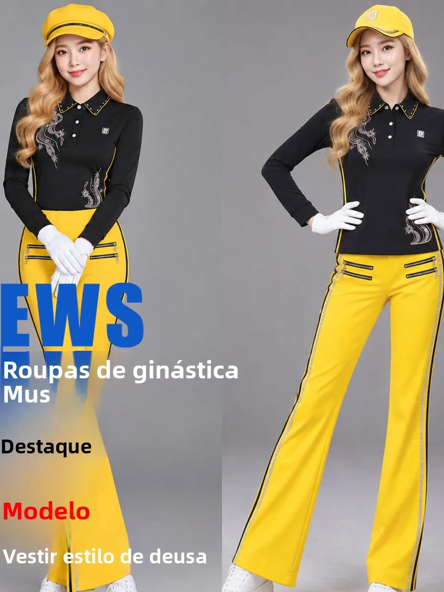 ensemble-de-sport-d'equipe-de-fitness-noir-et-jaune-recommande-par-l'enseignant-guo-feng-pour-la-danse-carree-ideal-pour-le-printemps-et-l'automne
