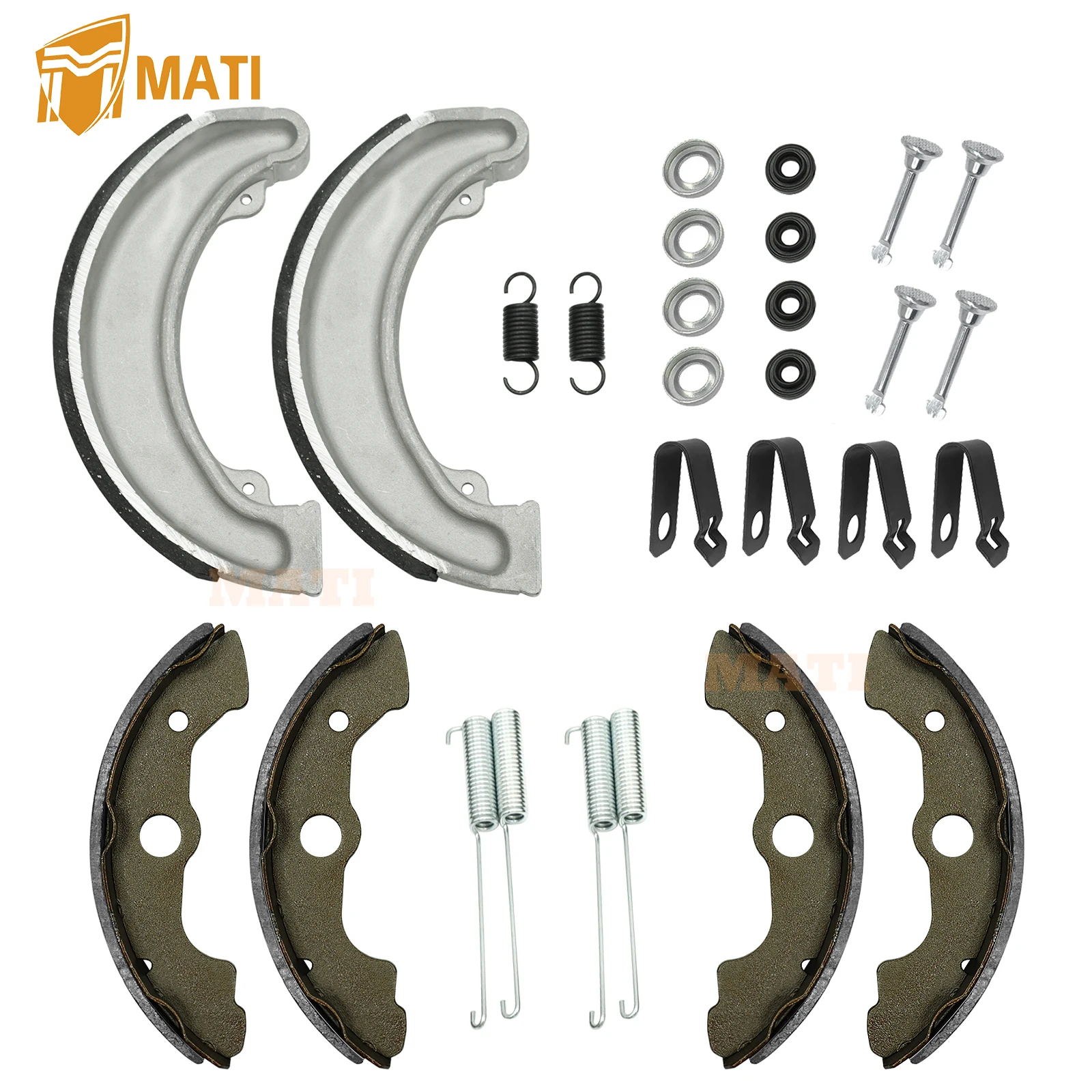 

M MATI Front & Rear Brake Shoes Kit for Honda Fourtrax 300 4x4 1988-2000 TRX300 TRX300FW 06430-HM5-A80 06450-HC5-900