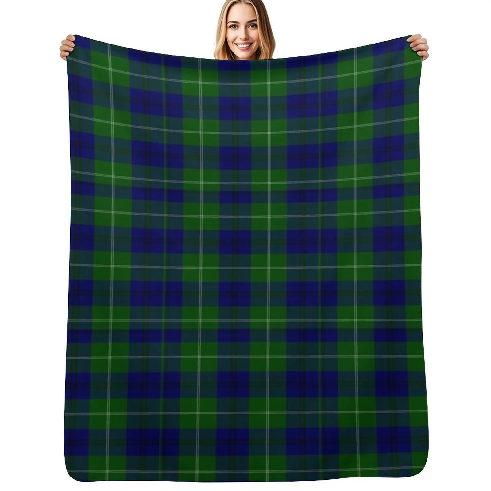 Clan Oliphant Tartan Throw Blanket Beautifuls Soft Beds Decoratives sofa bed valentine gift ideas Soft Plush Plaid Blankets
