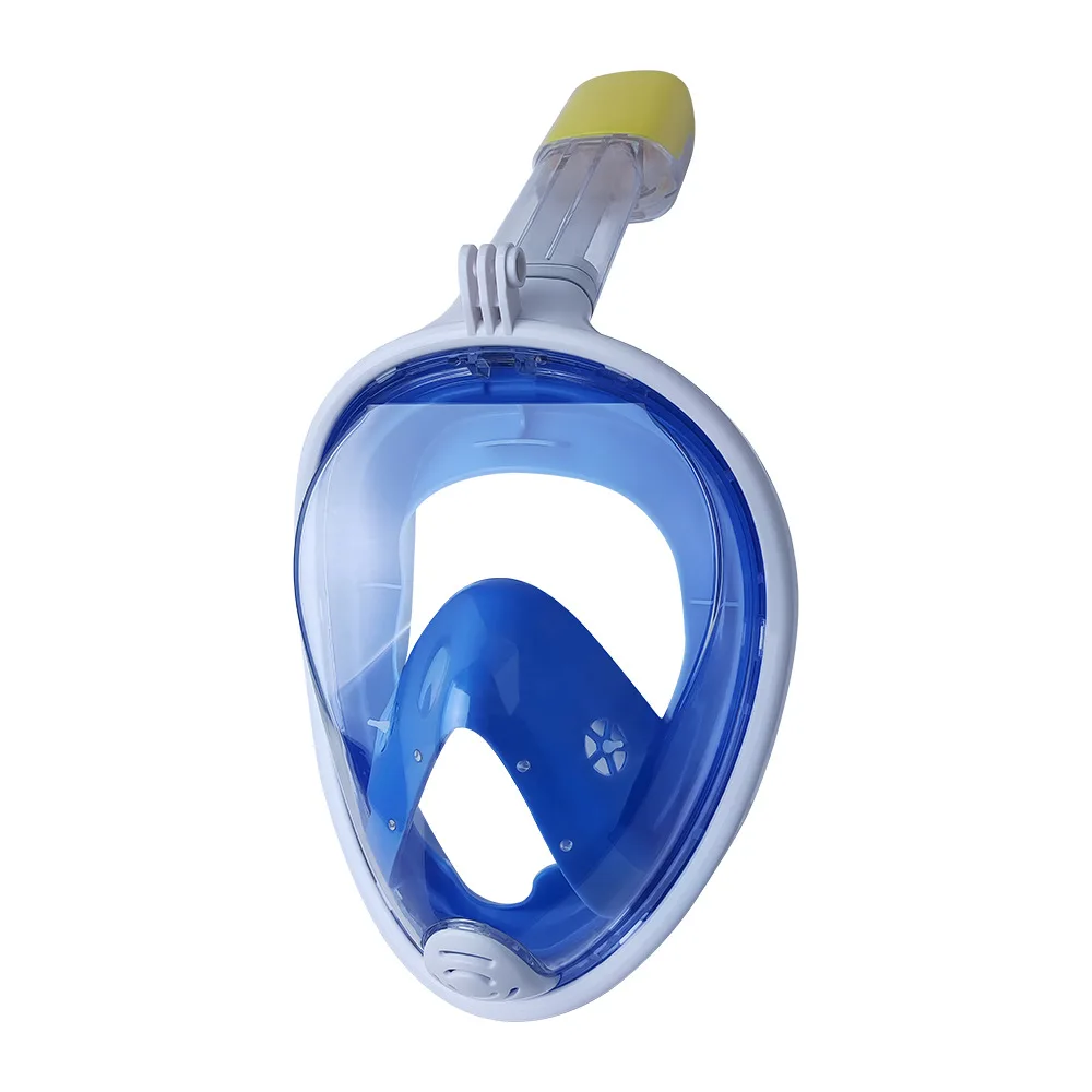 قناع الغطس الجديد لكامل الوجه، مجموعة غطس جافة مع حامل GOPRO للسباحة والغوص #3