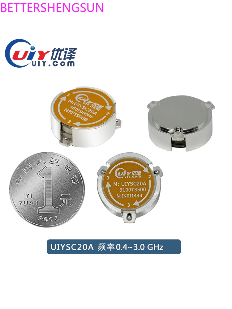 400-3000MHz table Mount Circulator RF SMT ring type can be customized patch RF circulator