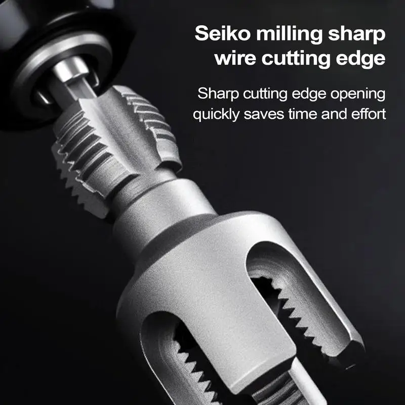 

PVC Pipe Threading Tool Internal Thread Opener External Internal Cutter 1/2 & 3/4 Dies For Water Tube Electric Drill Garden Hose