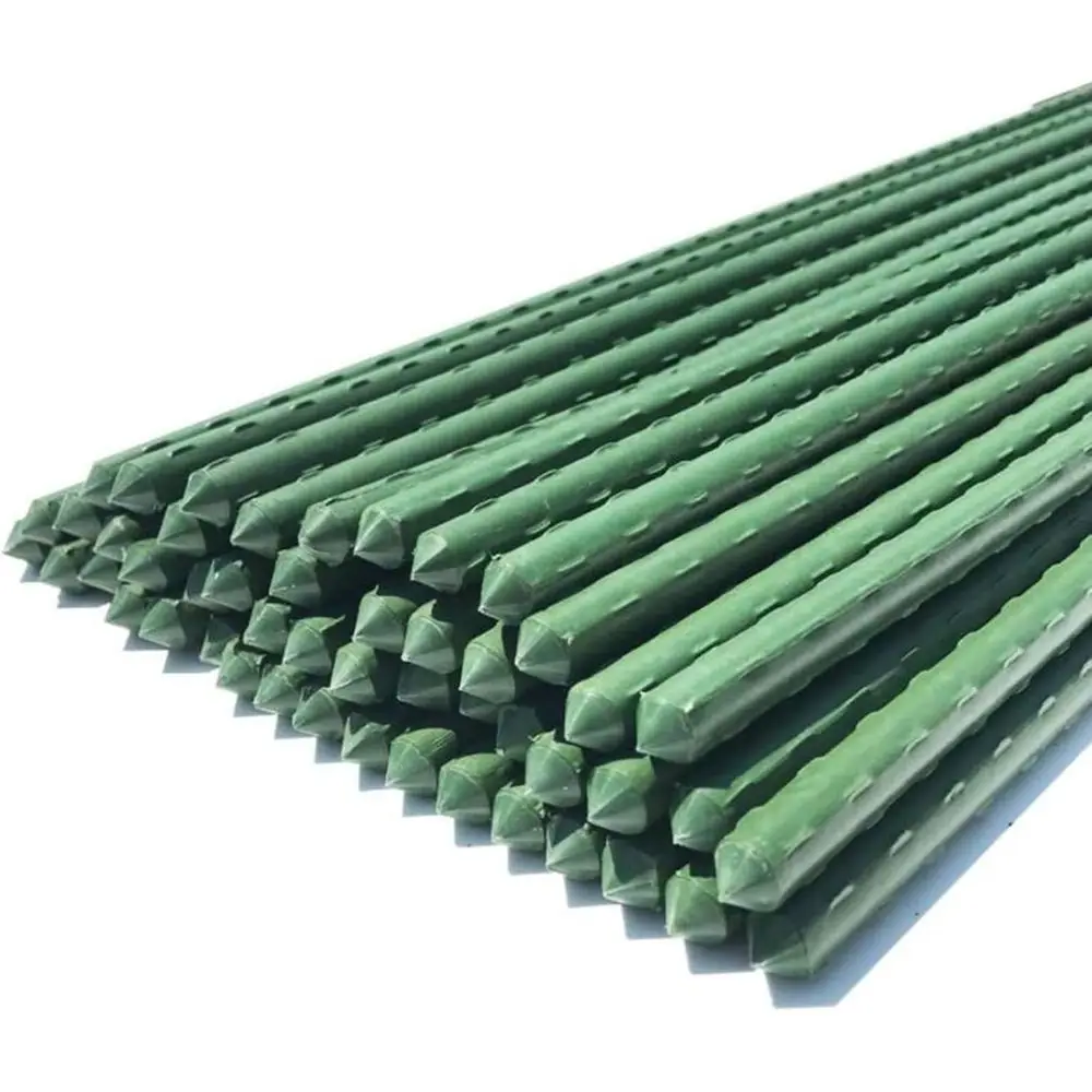 

Набор из 10 металлических огурцов, 2–7,9 футов, сталь с пластиковым покрытием для вьющихся растений.