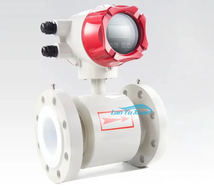 High quality factory insert type electromagnetic flow meter flowmeter integrated