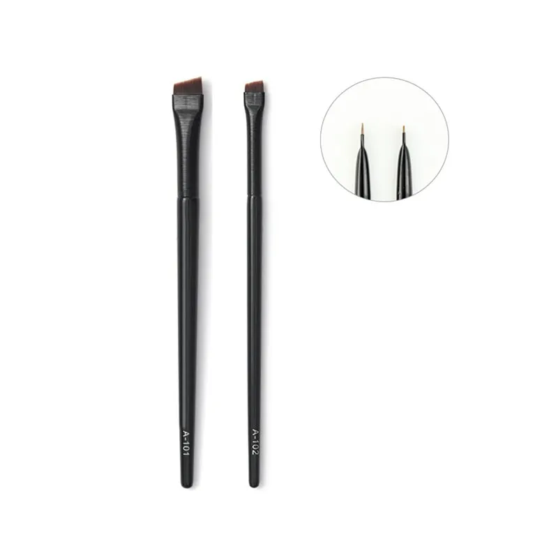 KSHBO-Pinceau de maquillage pour contour des yeux, brosse pour eye-liner, sourcils fins, pinceau crème, outils de maquillage pour les yeux, nouveau, A101, 102, 103