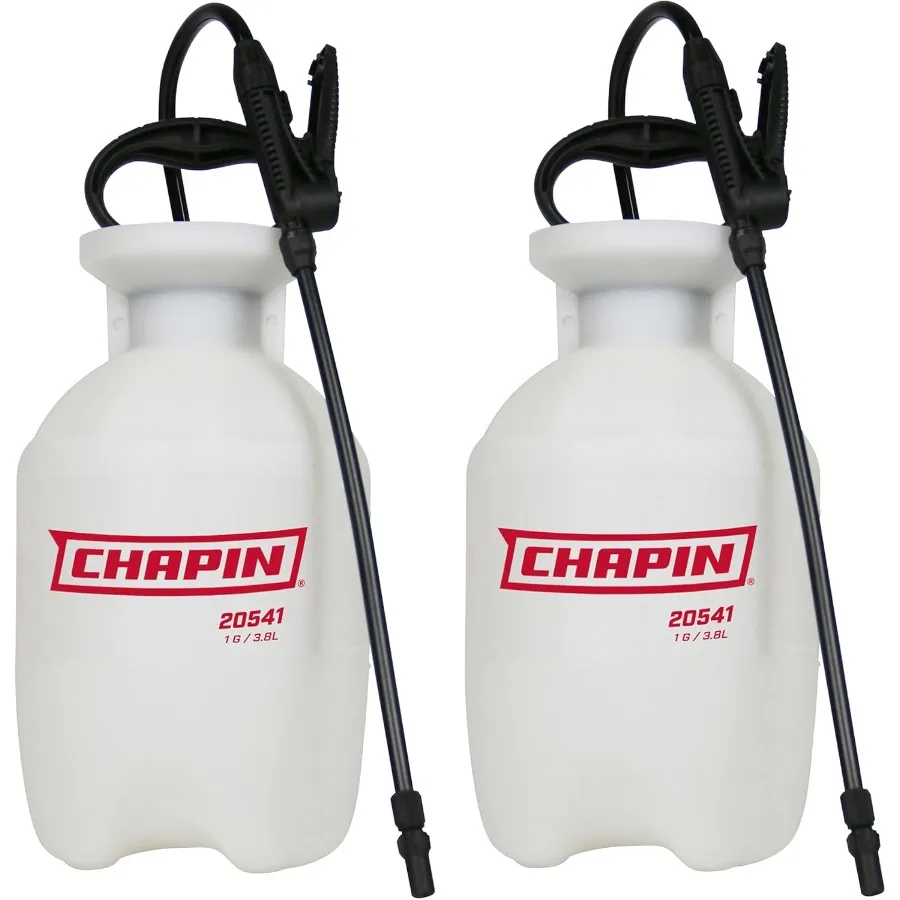 

22541 Value Pack 2Pack 1 Gallon Sprayer 2 Pack Translucent White for Efficient Garden and Yard Maintenance Durable and EasytoUs