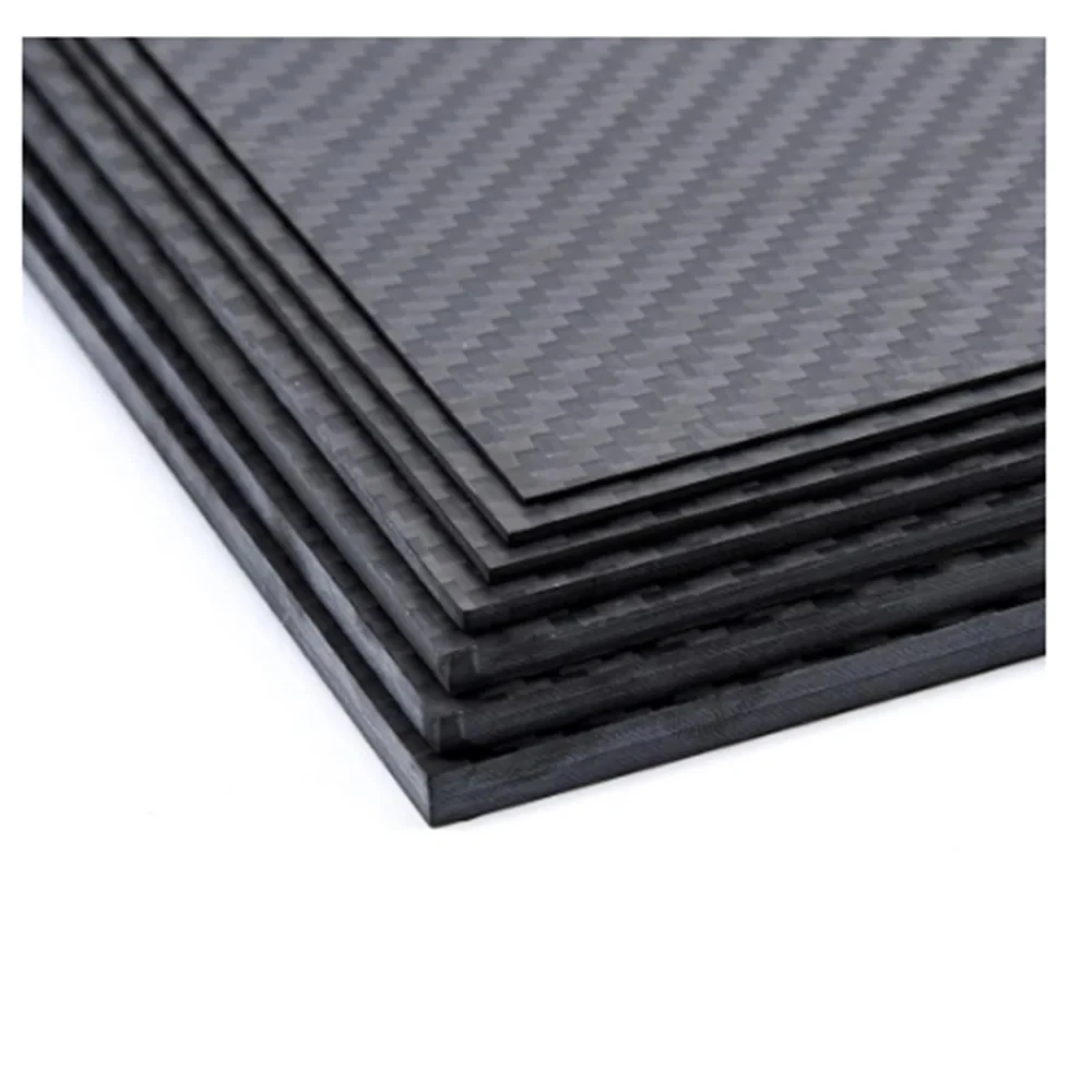 200x250mm 3K Koolstofvezelplaat Board 1mm 2mm 3mm 4mm 5mm Dikte Koolstofvezel Materiaal Voor RC UAV/Speelgoed