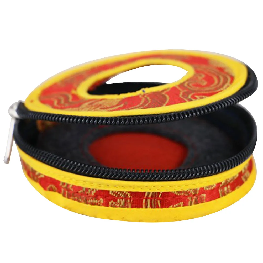 Étui professionnel pour cloches de méditation, boîte de rangement robuste en polyester pour cloches tibétaines, pochette de protection du Népal