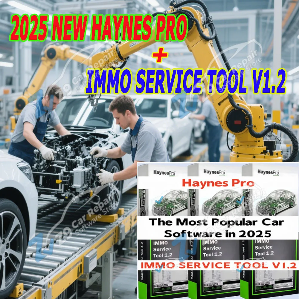 

2025 NEW HAYNES PRO Auto Repair Software Paired with IMMO SERVICE TOOL V1.2, Multi - brand Support, Powerful Functions