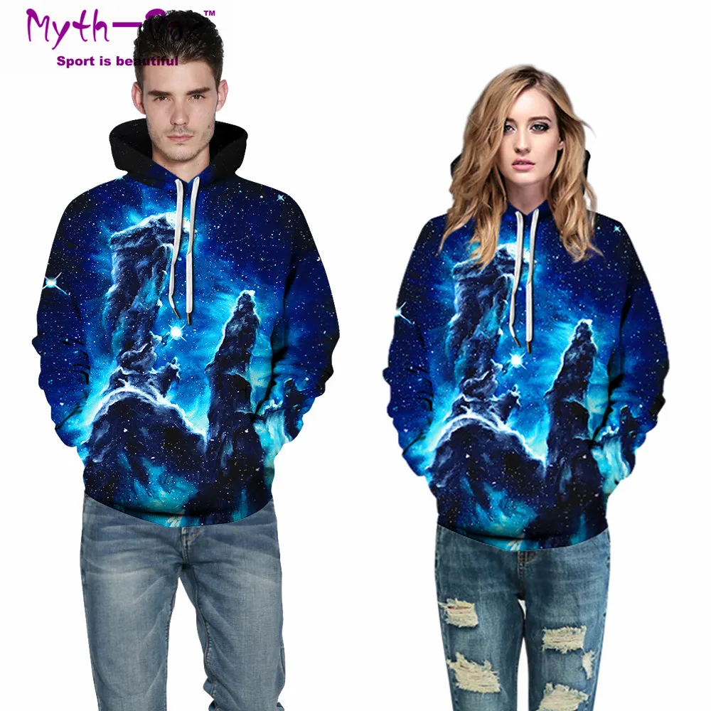 Frauen/Männer Mit Kapuze Pullover Lose Sport Hoodies Galaxy 3D Druck S-5XL Lauf Sweatshirts Fitness Sportwear Unisex Sweats Pullover