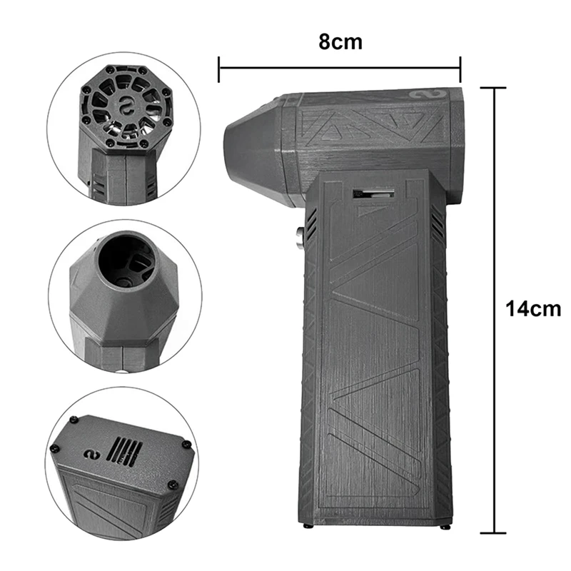Ventilatore turbo Ventilatore violento Ventilatore turbo portatile Ventilatore violento portatile multifunzionale ad alta potenza comodo e pratico, B Facile da usare