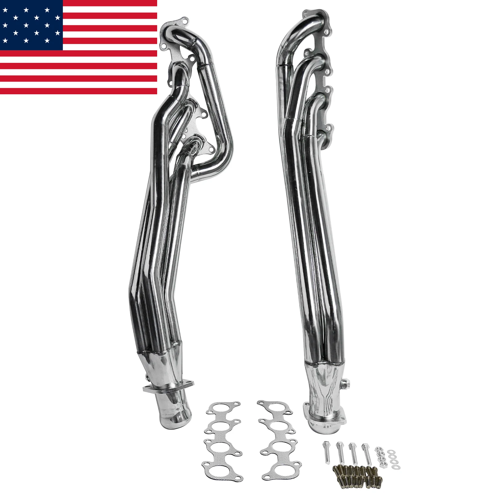 

AP03 Stainless Steel Manifold Exhaust Header with Gaskets for 2011-2016 Ford Mustang GT 5.0L V8