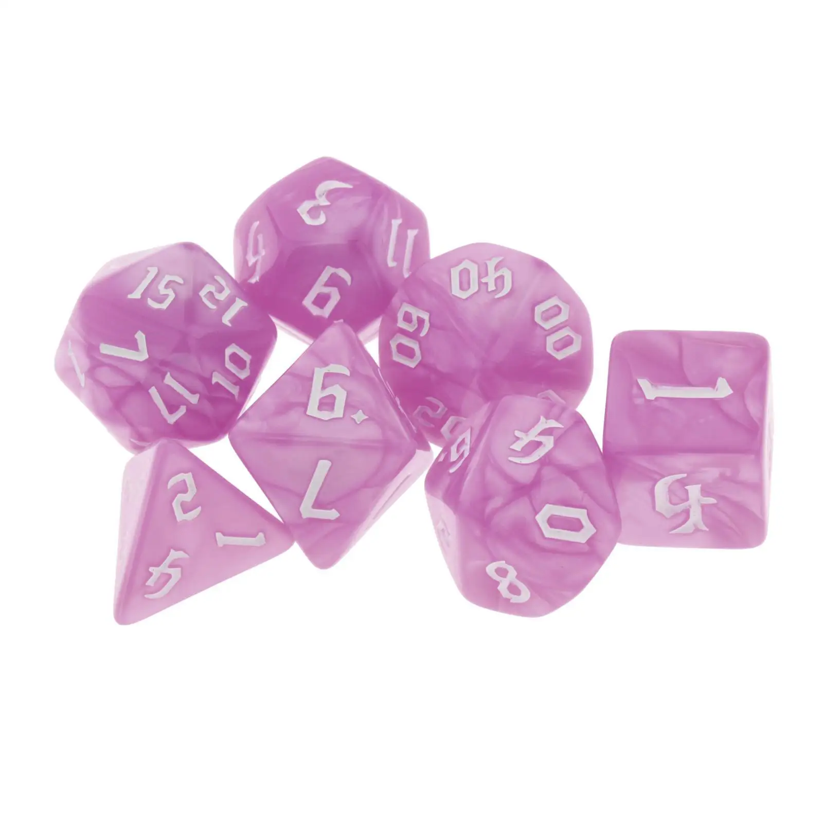 

Mini Engraving Digital Dice Educational Polyhedral Set for Creative Role Play Tabletop Gaming with Friends