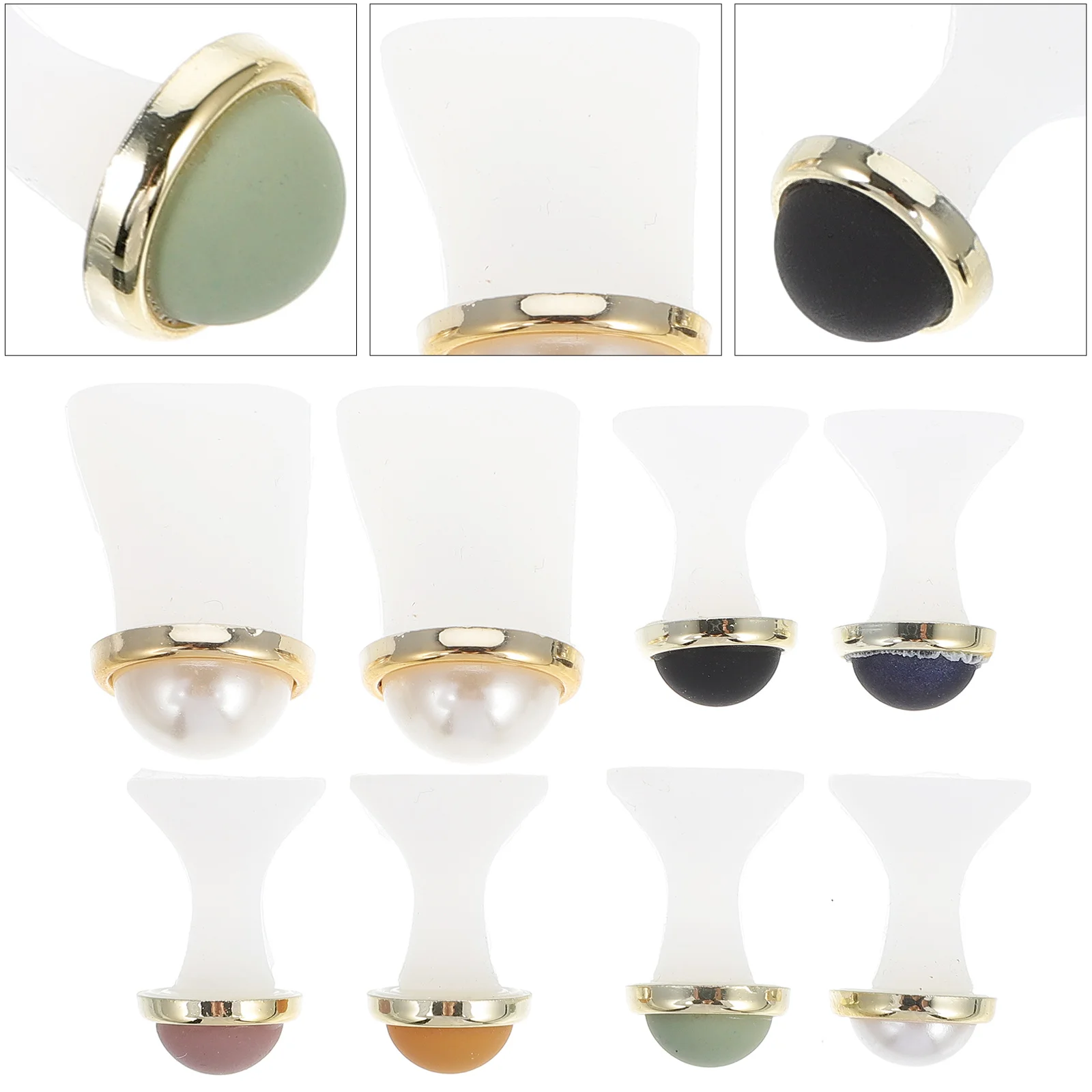 

8 Pcs Comfortable Toe Separators Silicone Divider Manicure Tools Nail Spacers Toes