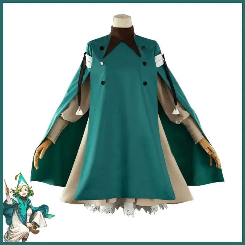 2025 22 Anime Richeritto Tetia Koko Coco sombrero de bruja Atelier Cosplay disfraz chal abrigo vestido uniforme conjunto completo mujer lindo Navidad