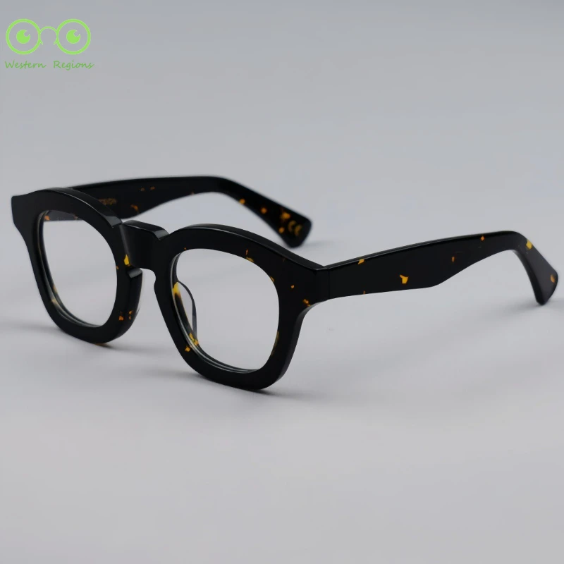 2025 تصميم جديد نمط لوحة سميكة الرجعية جولة الرجال والنساء كتلة اللون الإطار في الهواء الطلق التخييم القيادة الرجال والنساء إطار العين