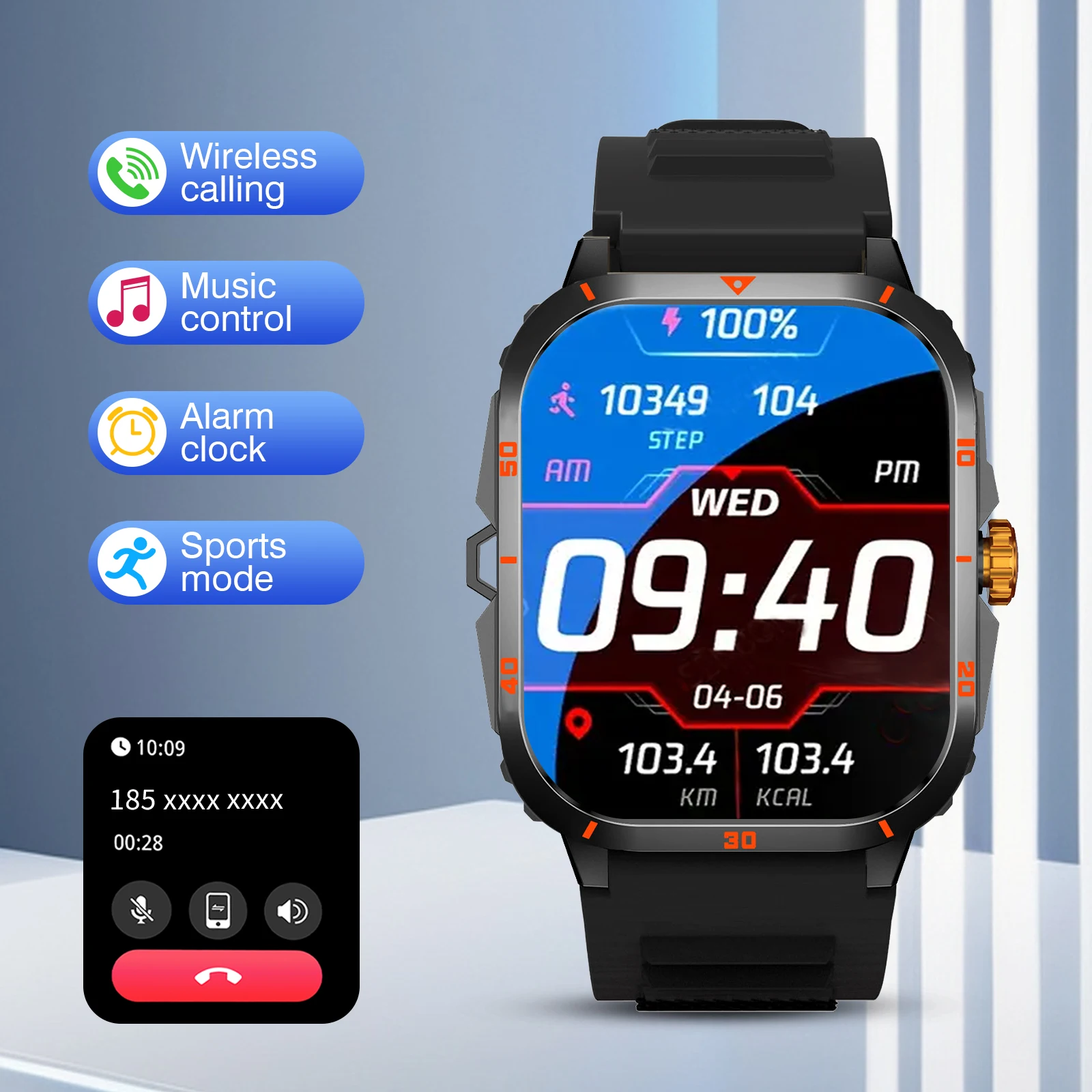 Watch 7 Smartwatch Iphone - 야외용 남성용 스마트 워치 2.01인치 풀