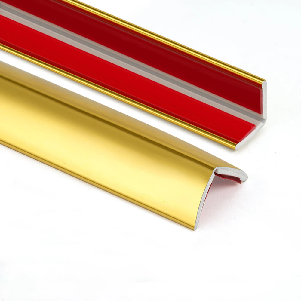 Corner Protection Strip Gold PVC Skirting Line Daily Wear And Tear Resistant Seamless Transition Soft And Flexible