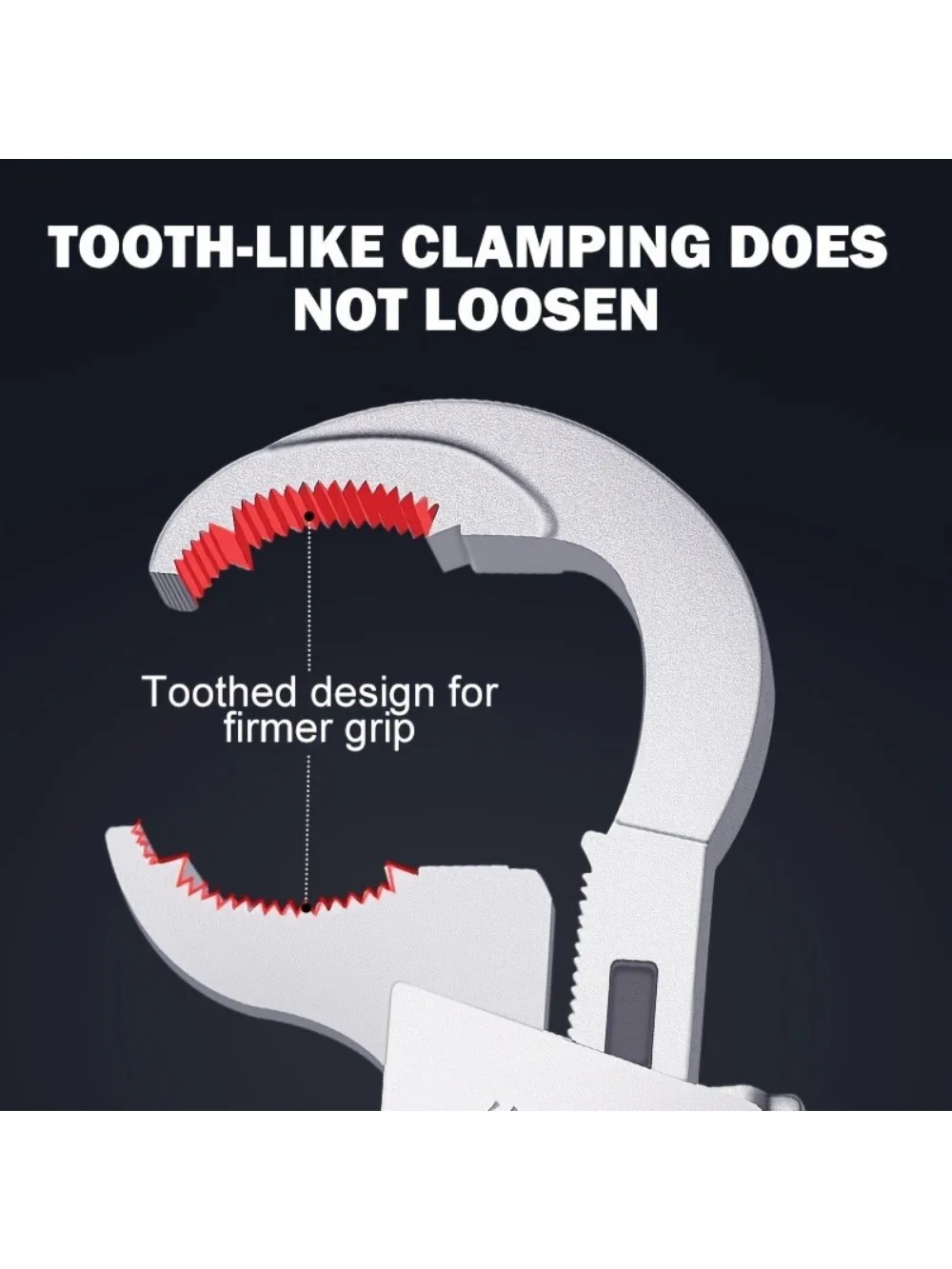مفتاح ربط عالمي قابل للتعديل: أداة سباكة مثالية لإصلاح الصنبور والحوض!