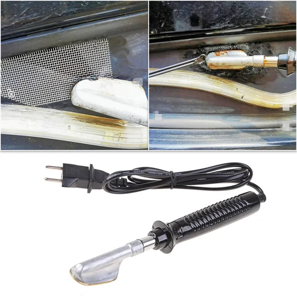 Electric Soldering Iron With Plastic Handle Flat Tip for Car Bumper Repair Auto Handheld Plastic Welding Machine