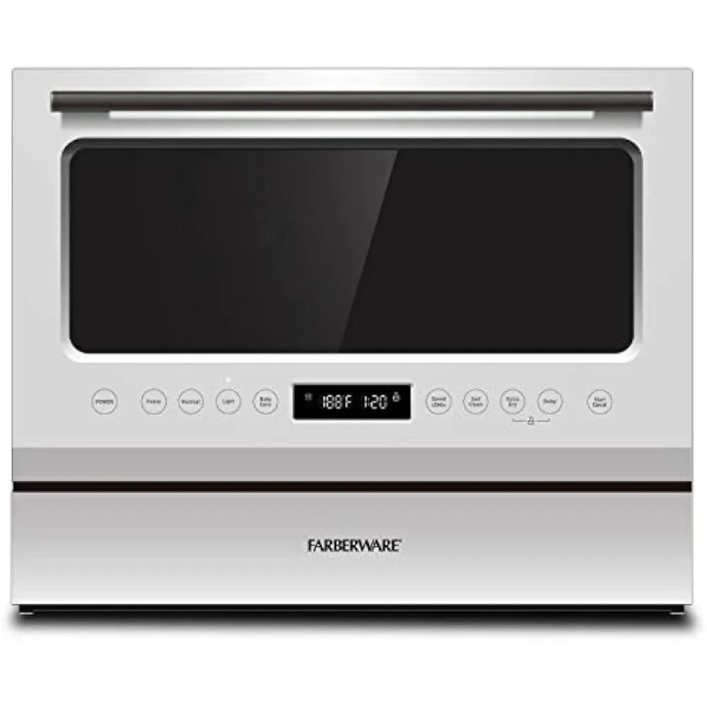 Farberware Portable Countertop Dishwasher - 6-Program System for Home, RV, and Apartment - Wash Dishes