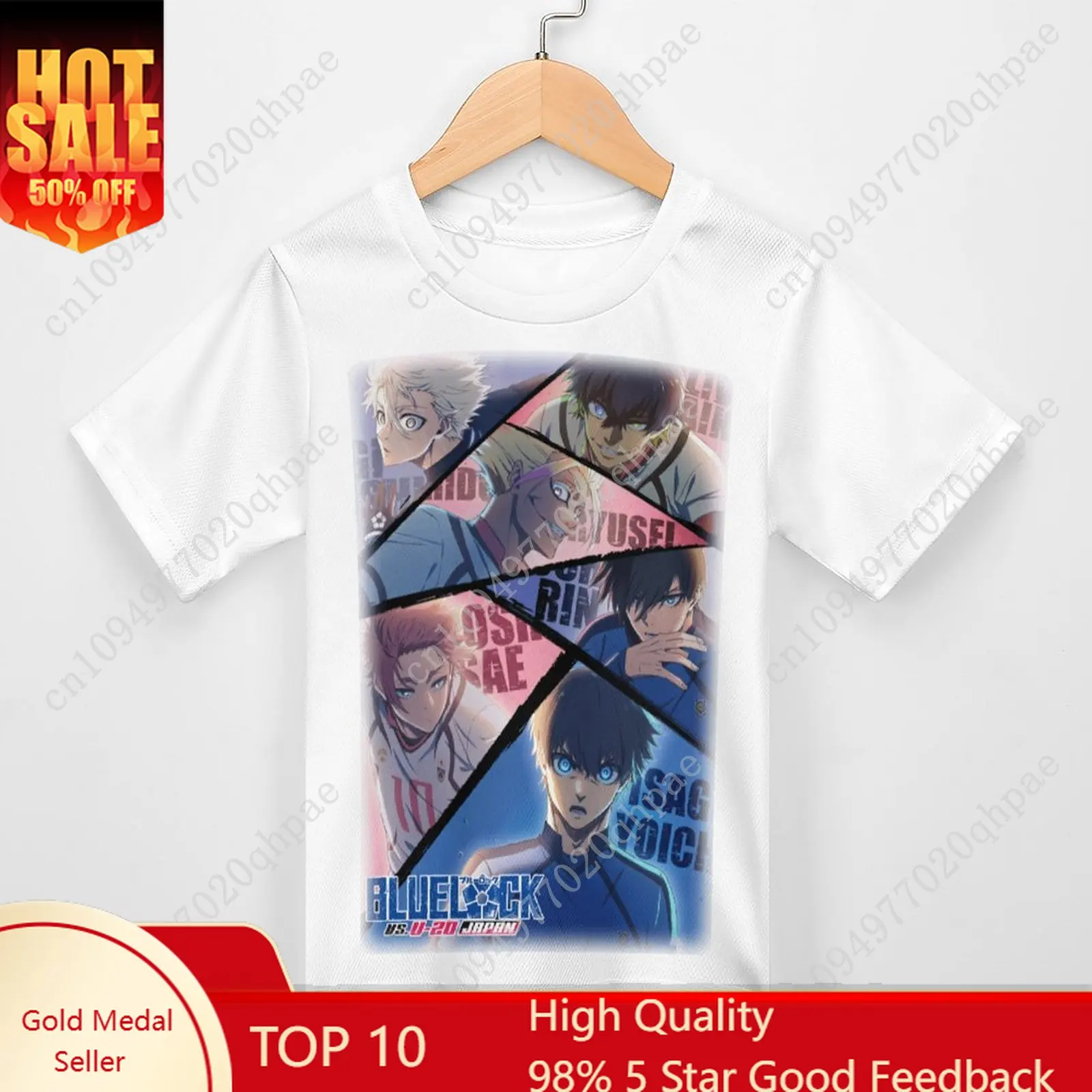 

BLUE LOCK T Shirt Boys Girls Childs Cotton Short Sleeves Tlightweight Breathable Comfortable Tshirt Custom Made Summer Tops