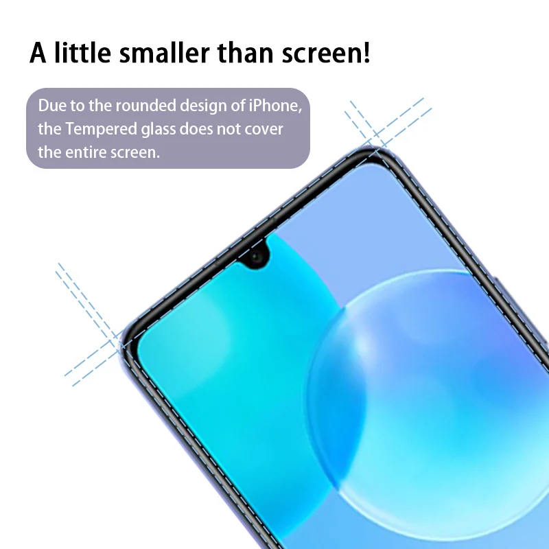 3PCS Tempered Glass for Huawei Y7 2019 Y6 Y5 Y9 Y6P Y5P Y6S Y8P Y9S Screen Protector for Huawei P30 Lite P20 P40 Pro Glass