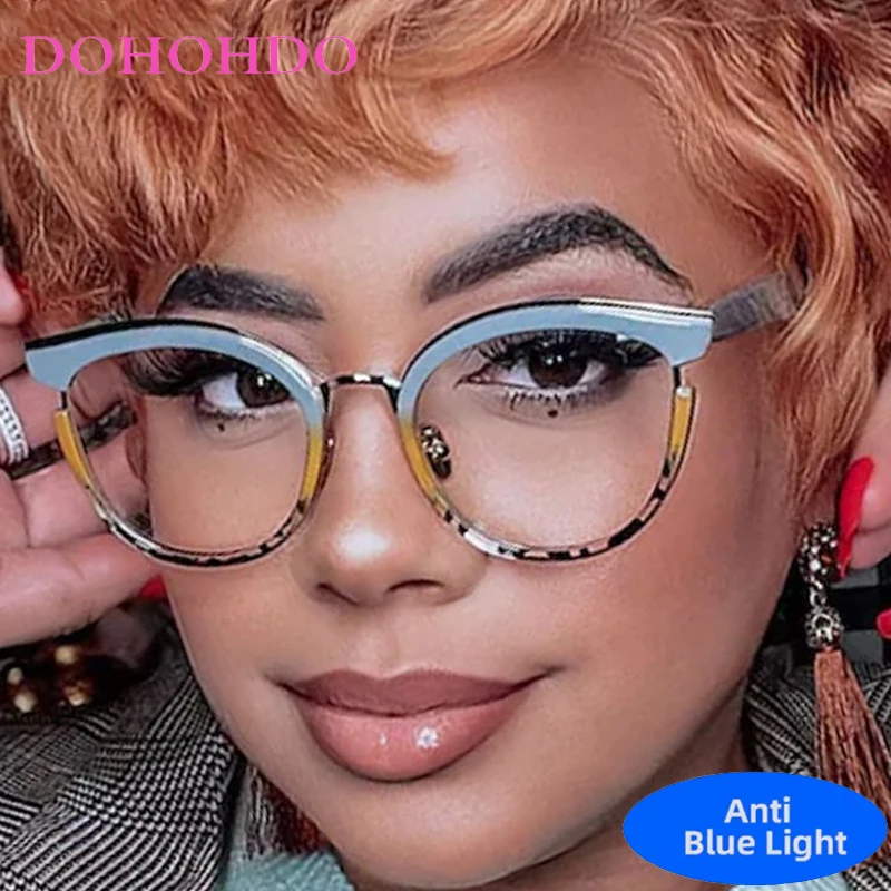 

TR90 Luxury Retro Cat Eye Eyeglasses Men Women Fashion Brand Designer Optical Spectacle Anti Blue Light Computer Eyeglasses Очки